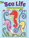 Sea Life Color By Number Coloring Book    