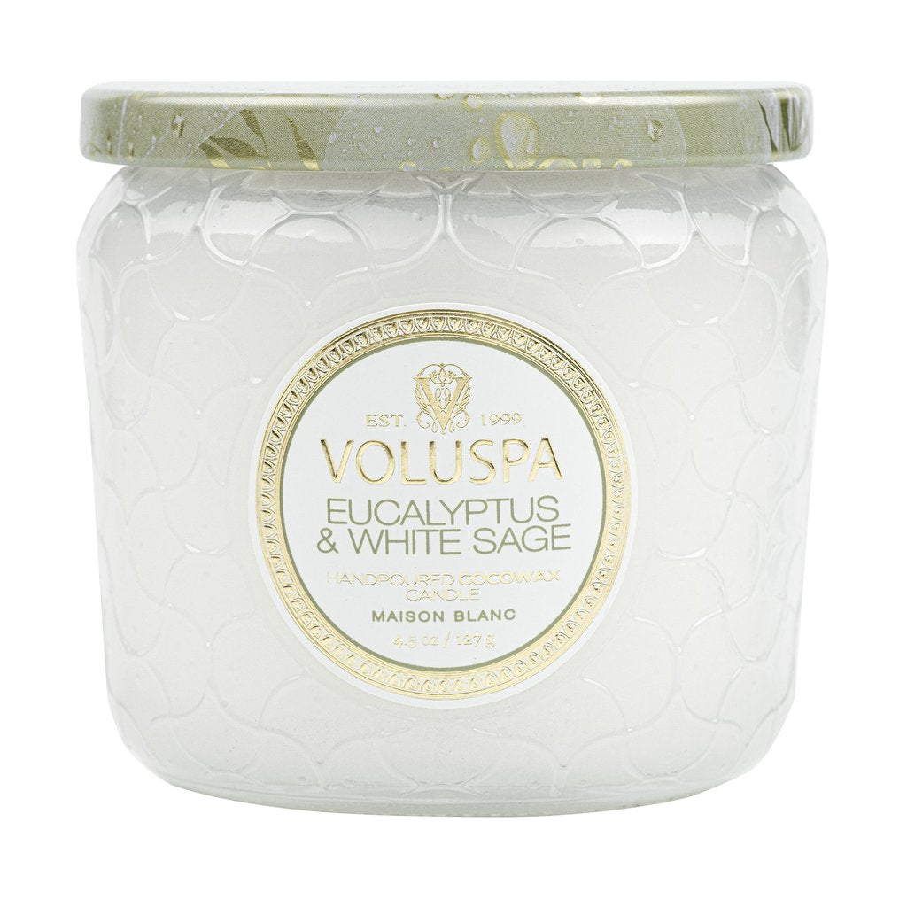 Voluspa Petite Jar Candle - Eucalyptus & White Sage    