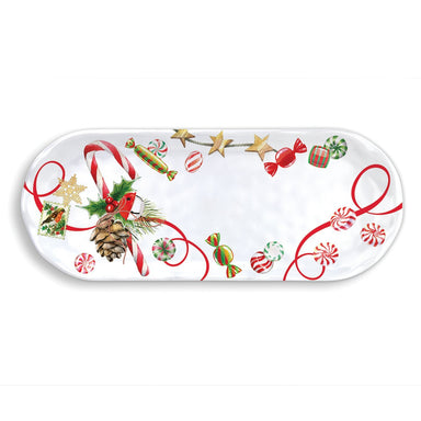 Peppermint Melamine Accent Tray    