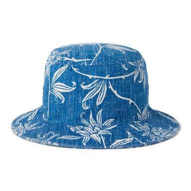 Aloha Welcome Bucket Hat by Reyn Spooner Dark Blue S/M  805766118316