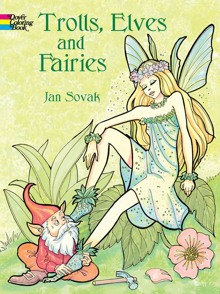 Trolls, Elves and Fairies - Coloring Book    
