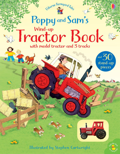 Poppy and Sam's Wind-Up Tractor Book - With Tractor and 3 Tracks    