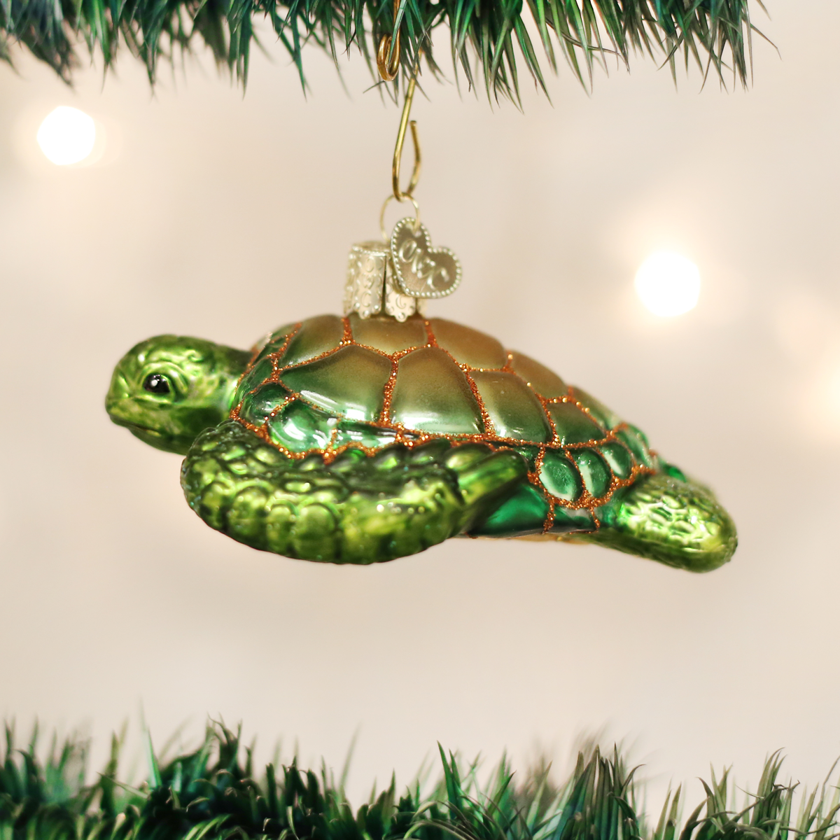 Old World Christmas - Green Sea Turtle Ornament    