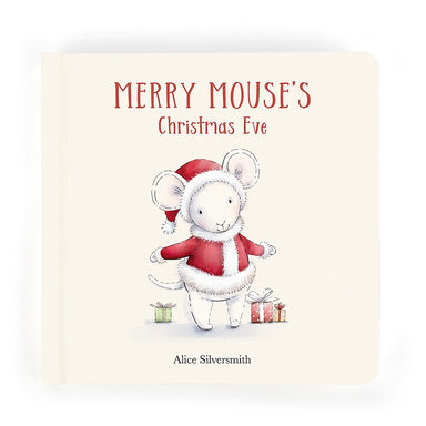 Jellycat Board Book Merry Mouse's Christmas Eve    