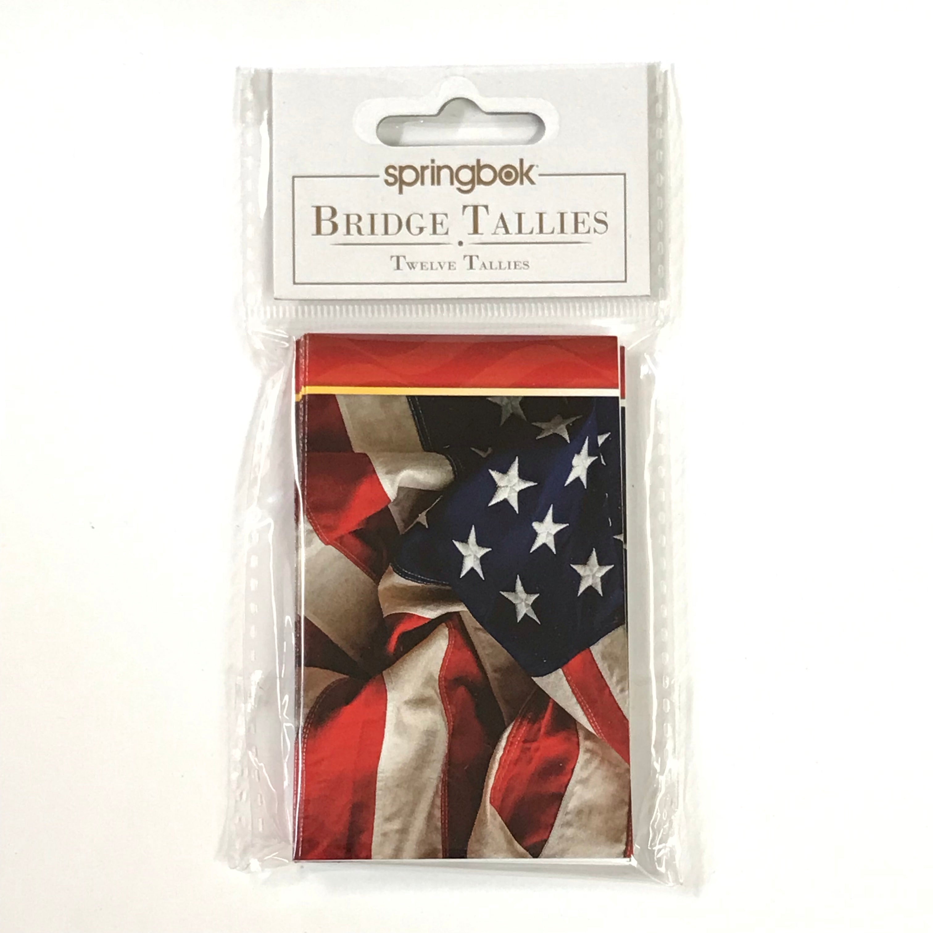 Springbok American Pride Bridge Tallies Bird in Hand Springbok American Pride Bridge Tallies Bird in Hand