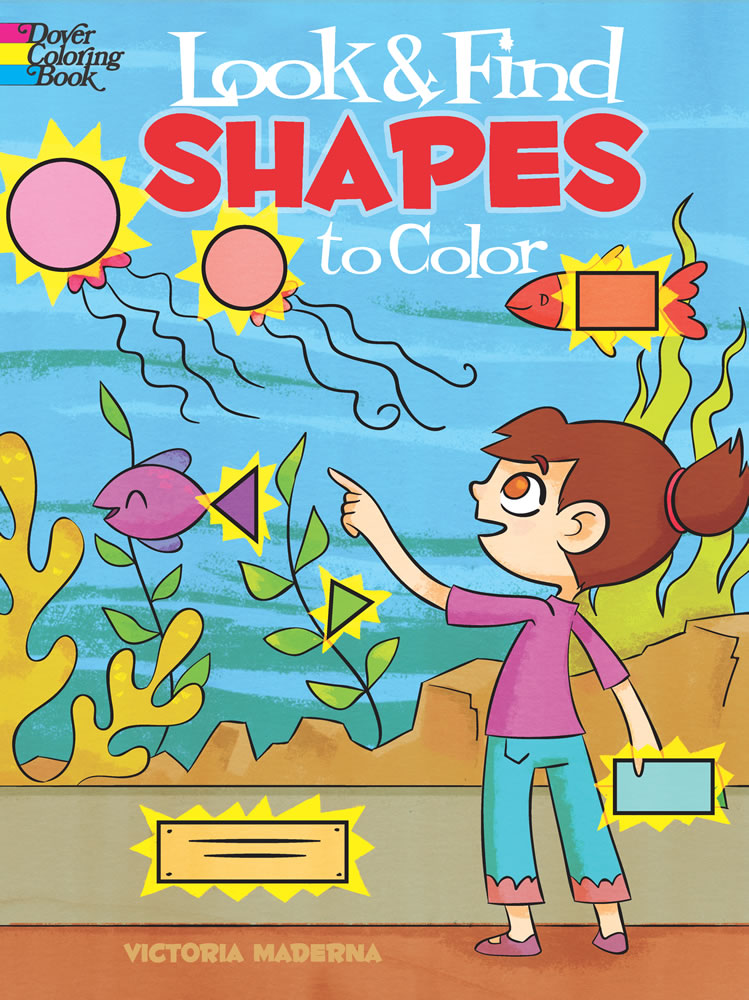 Look & Find - Shapes To Color    