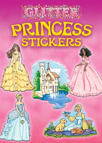 Glitter Princess Stickers - Little Activity Book    