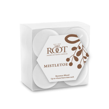 Root Candles Tea Lights - Mistletoe Box of 8    
