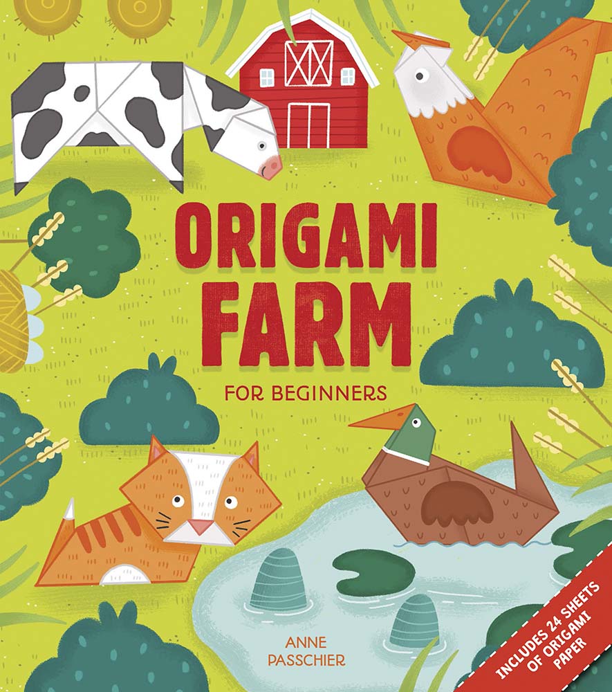 Origami Farm For Beginners - With 24 Sheets of Origami Paper    