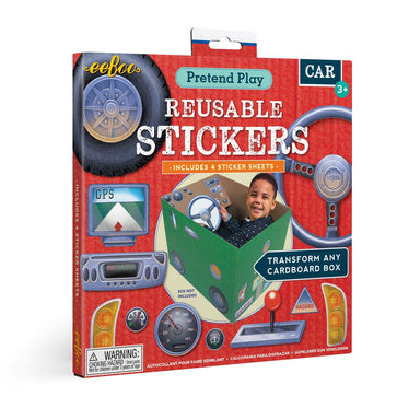Car - Pretend Play Reusable Stickers    