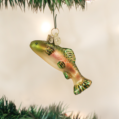 Old World Christmas - Mini Trout Ornament    