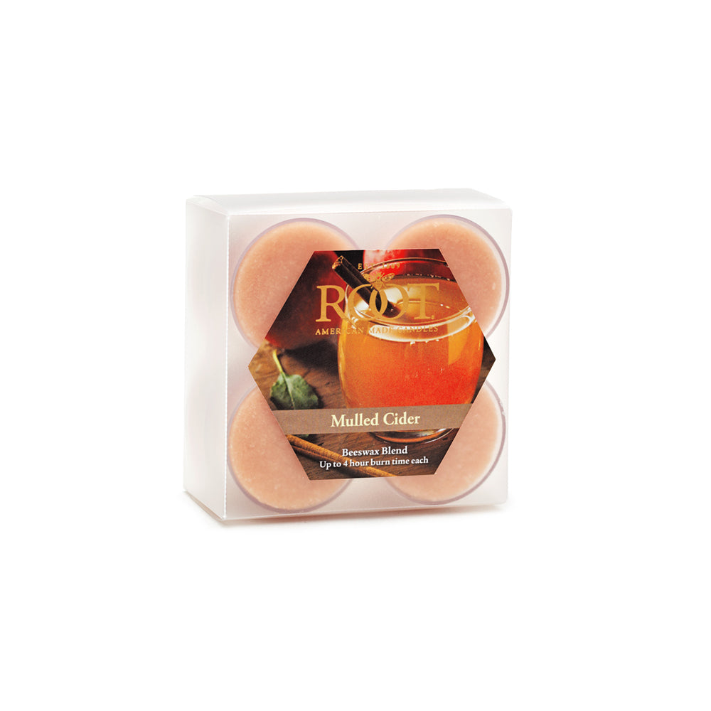 Root Candles Tea Lights - Mulled Cider Box of 8    