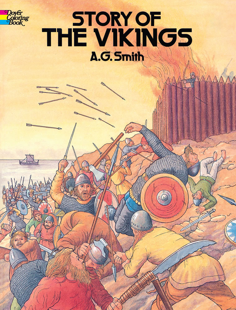 Story of The Vikings - Coloring Book    