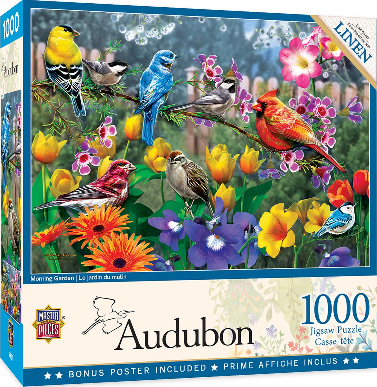 Morning Garden 1000 Piece Audubon Puzzle    