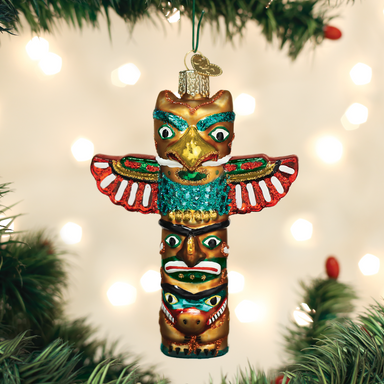 Old World Christmas - Totem Pole Ornament    