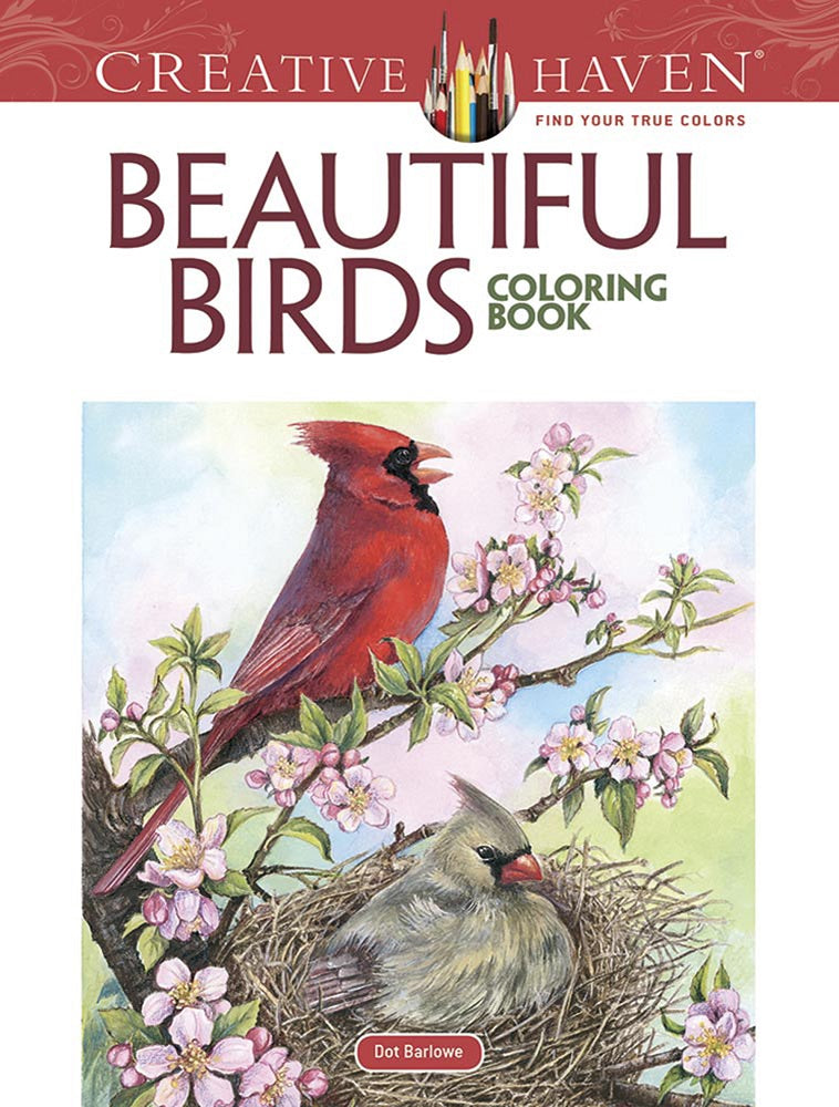 Beautiful Birds - Creative Haven Coloring Book    