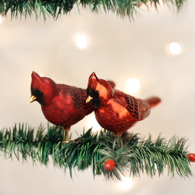 Old World Christmas - Northern Cardinal Clip On Ornament    