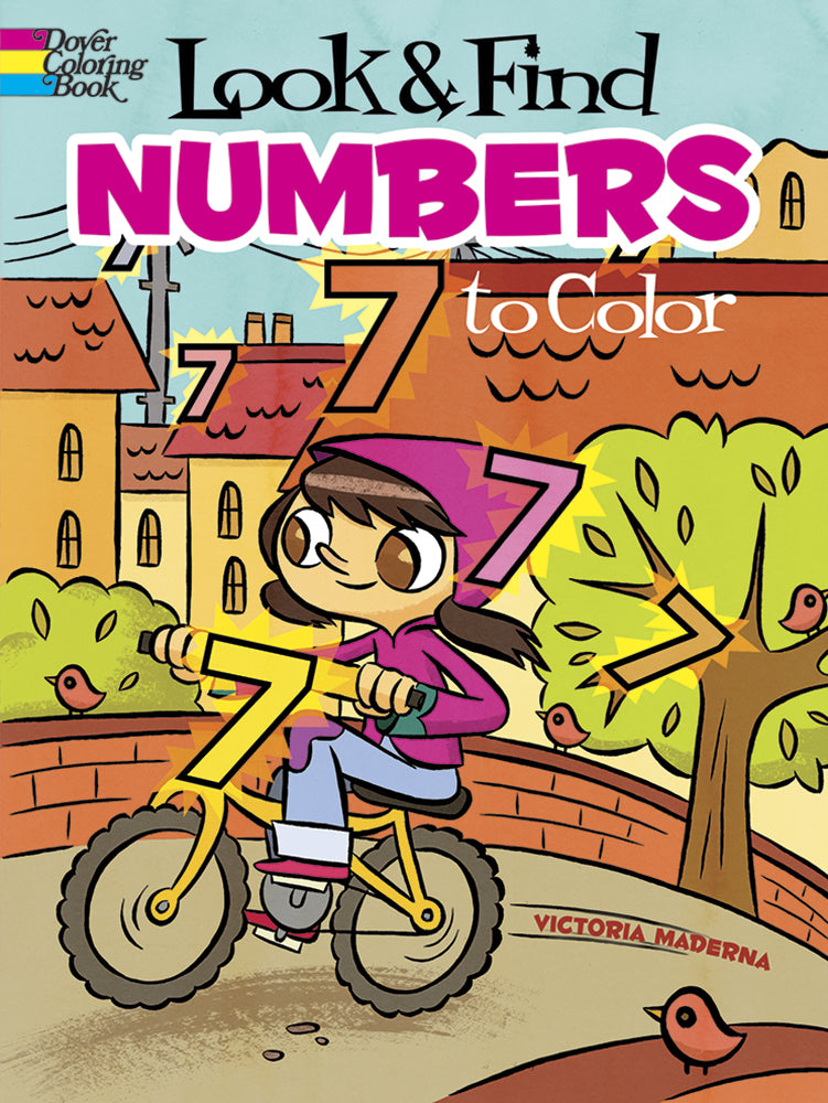 Look and Find - Numbers To Color    