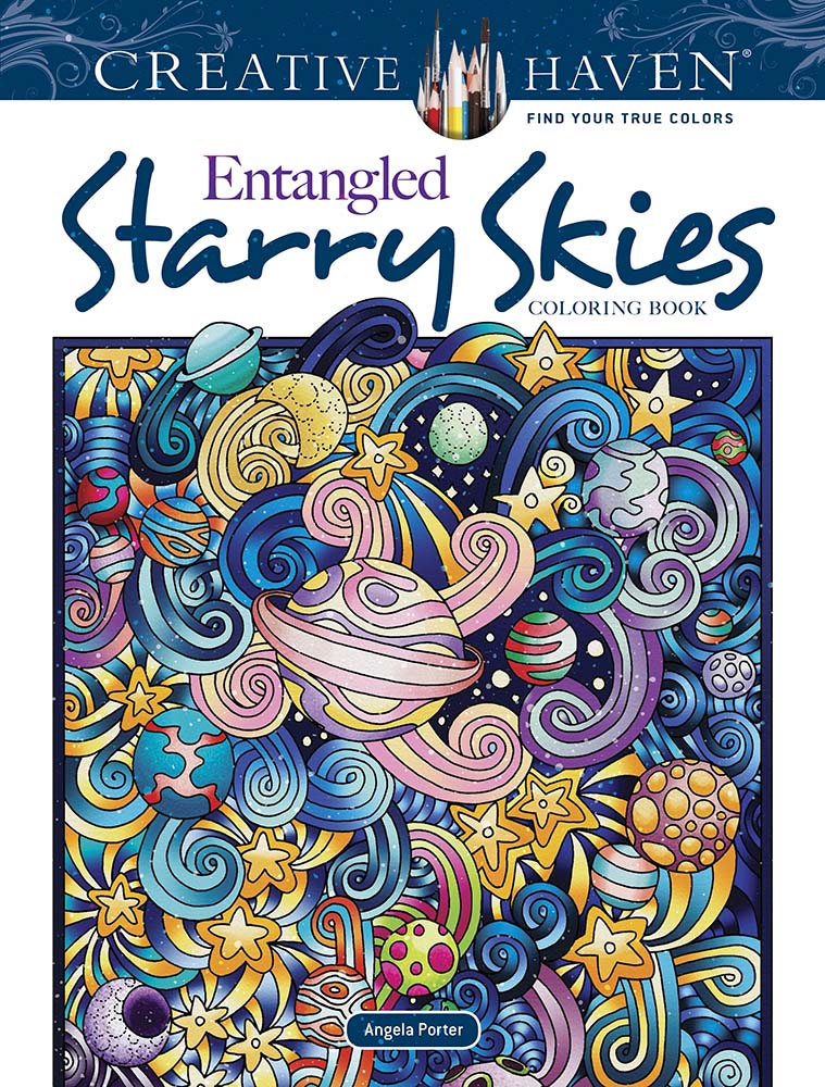 Entangled Starry Skies - Creative Haven Coloring Book    