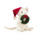 Jellycat Merry Mouse - Wreath    