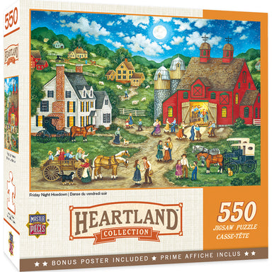 Friday Night Hoedown 550 Piece Heartland Puzzle    