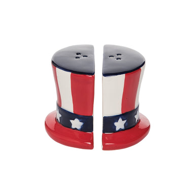 Uncle Sam Hat Salt and Pepper Shakers    