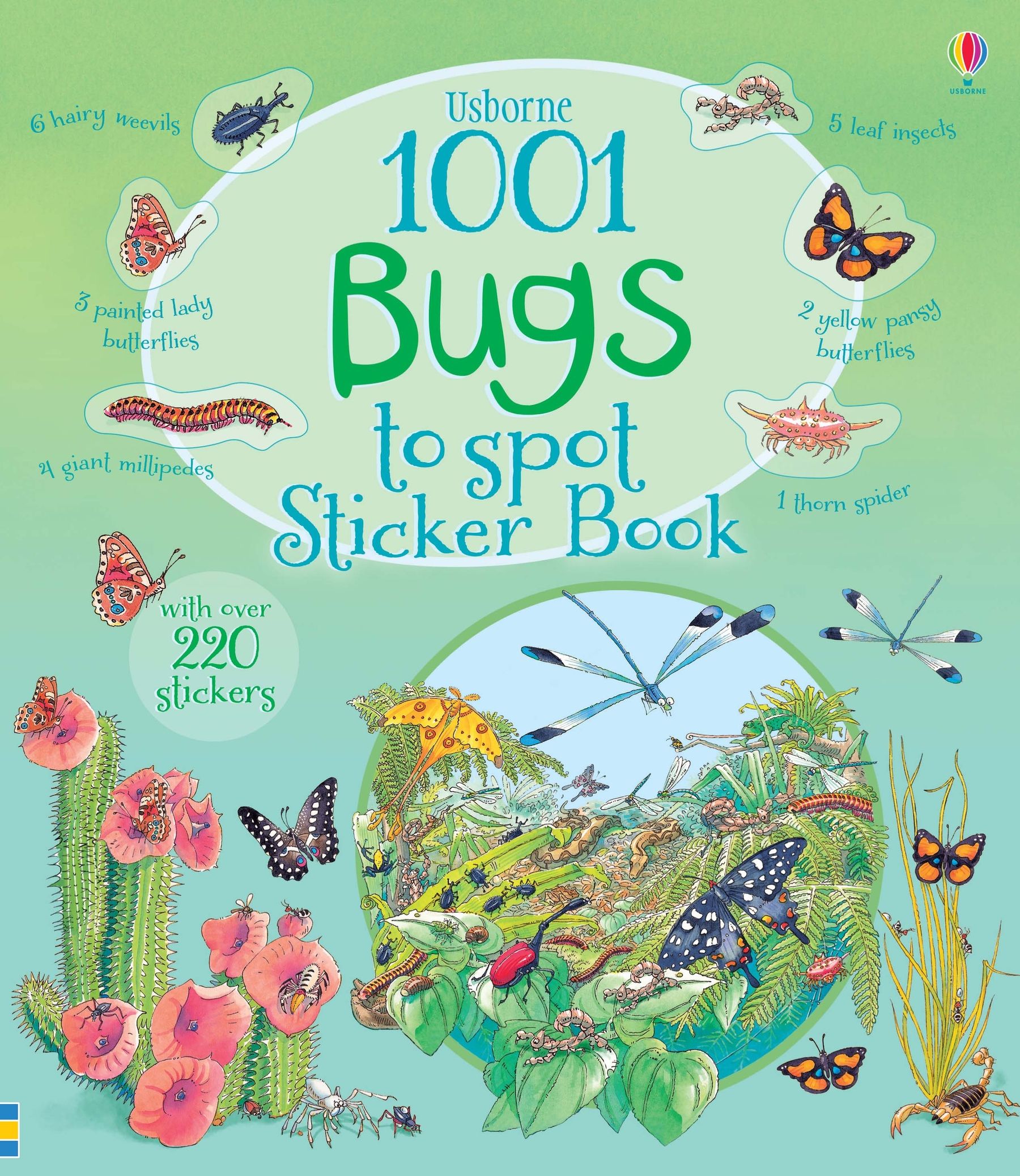 1001 Bugs To Spot - Sticker Book    