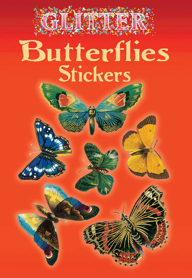 Glitter Butterflies Stickers - Little Activity Book    