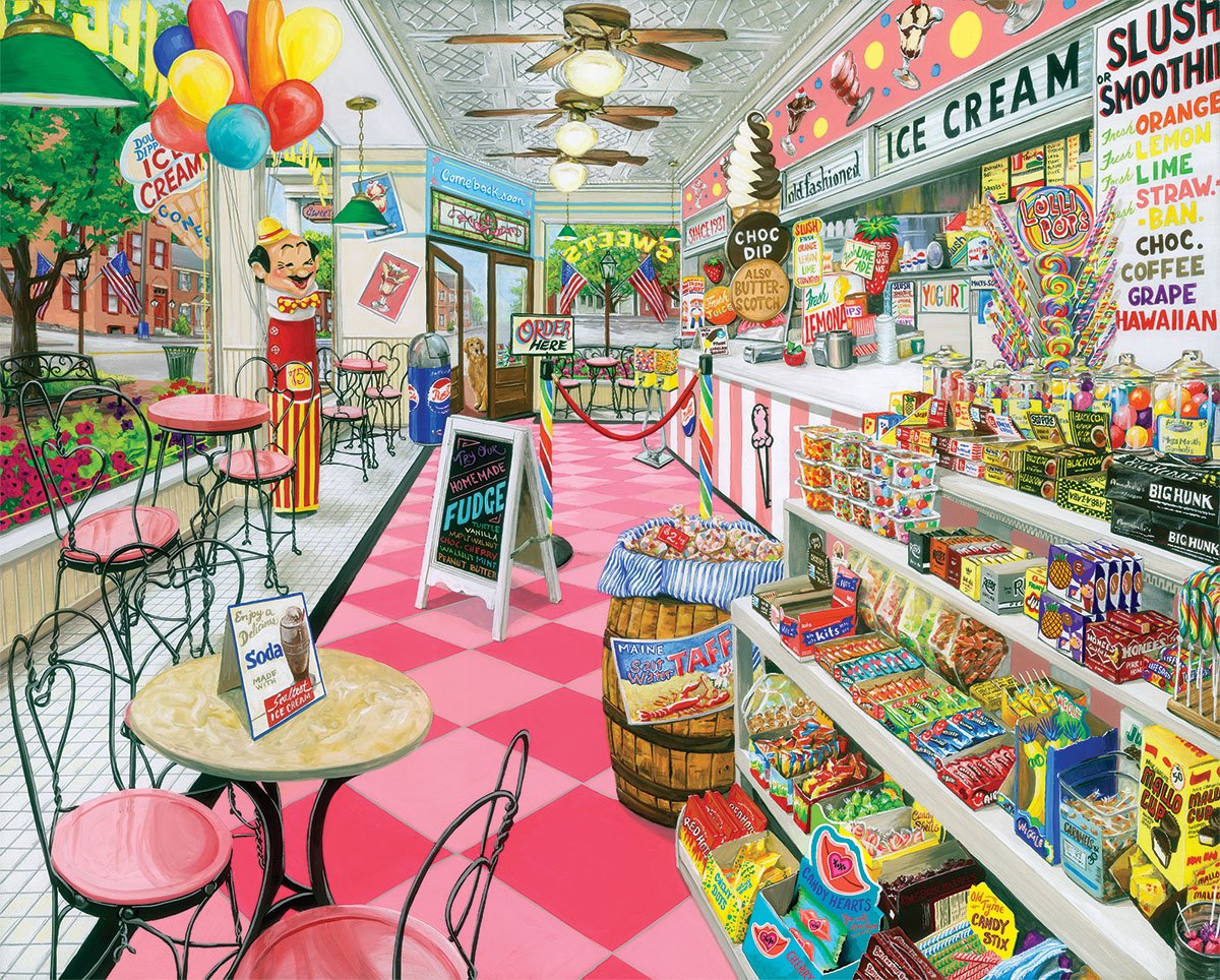 Ice Cream Parlor 1000 Piece Puzzle    