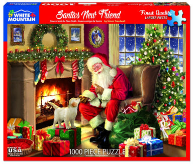 Santa's New Friend 1000 Piece Puzzle    
