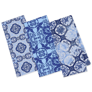 Porto Blue Tiles Kitchen Towel    