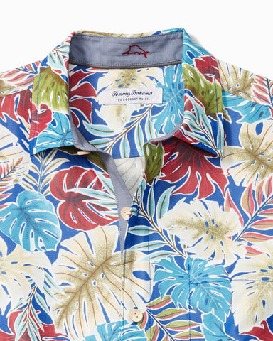 Tommy Bahama Coconut Point Fronds Mosaic IslandZone® Camp Shirt    