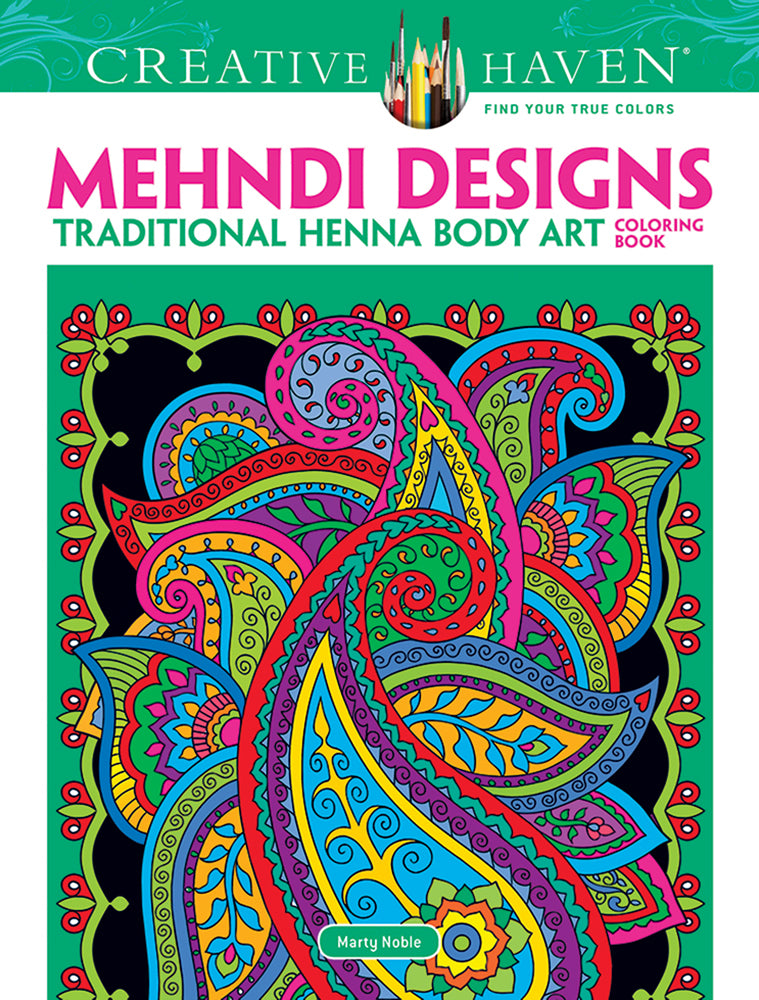 Mehndi Designs - Creative Haven Coloring Book    