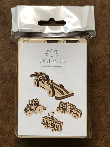 UGears Mini Fidget Vehicles - Set of 4    