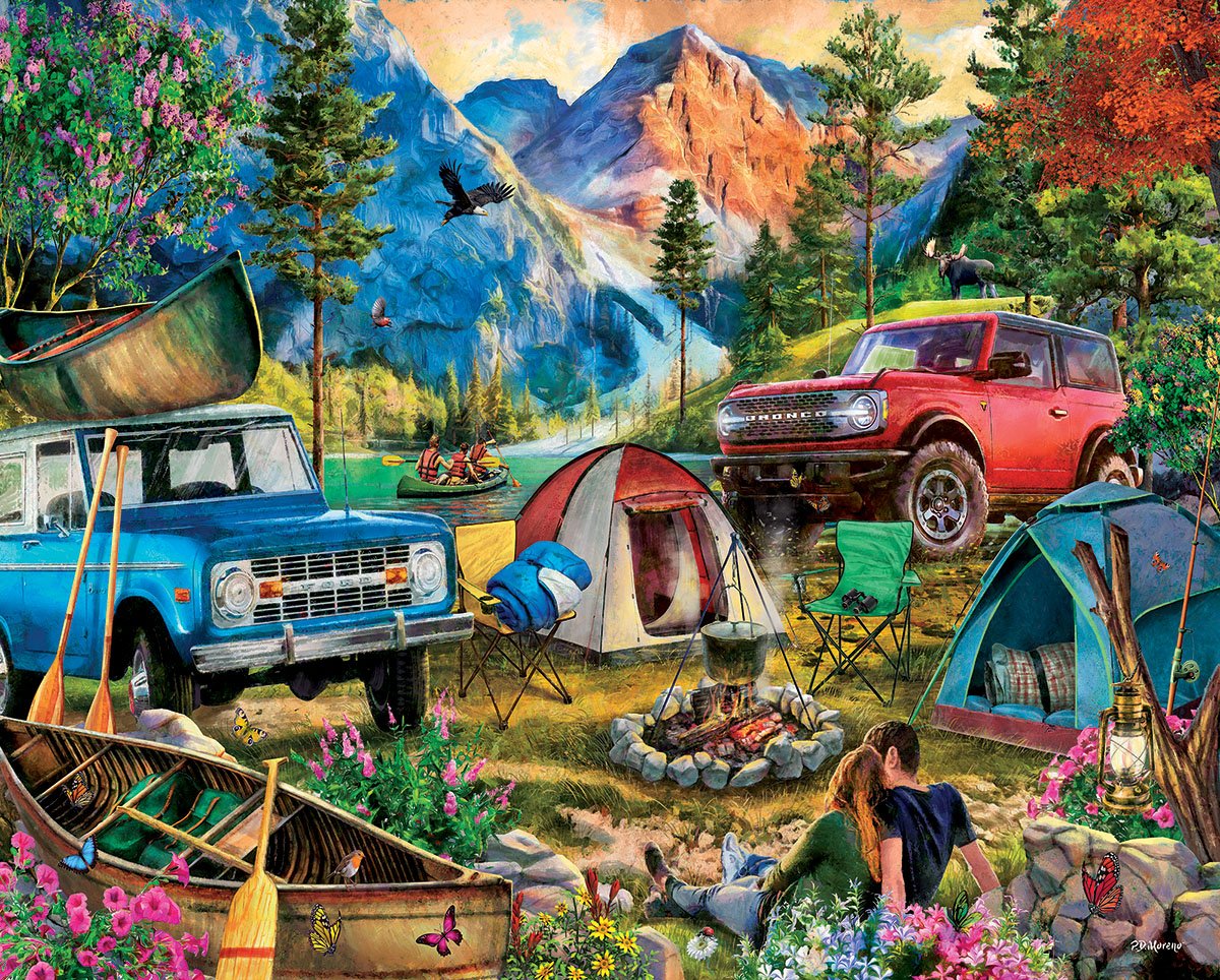 Ford Camping Trip 1000 Piece Puzzle    