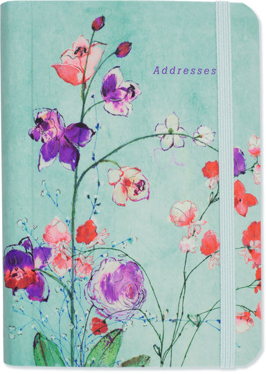 Fuchsia Blooms - Address Book    