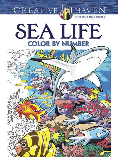 Sea Life - Creative Haven Color By Number    
