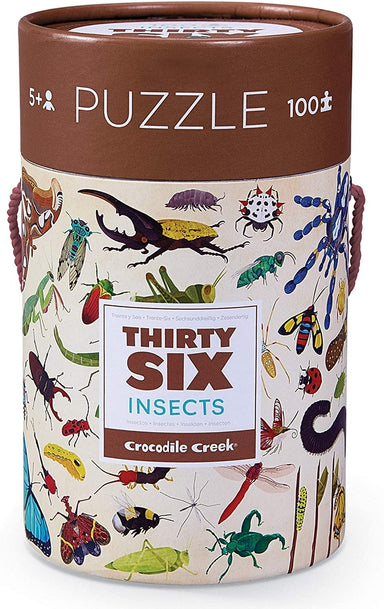 36 Animals Amazing Insects - 100 Piece Puzzle    