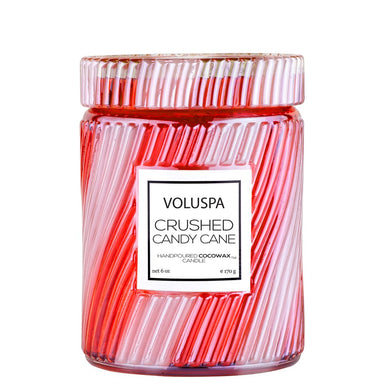 Voluspa Small Jar Candle - Crushed Candy Cane    