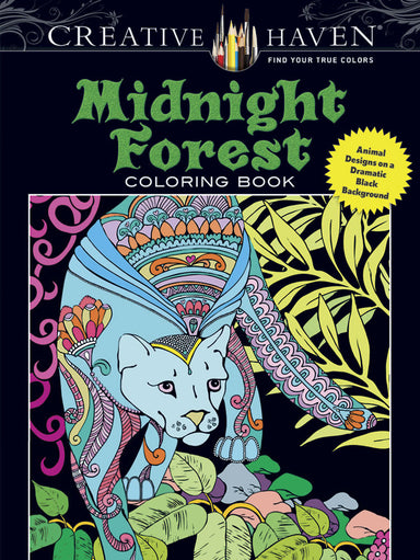 Midnight Forest - Creative Haven Coloring Book    