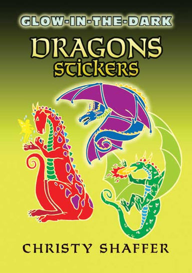Glow In The Dark Dragons Stickers - Little Activity Book    