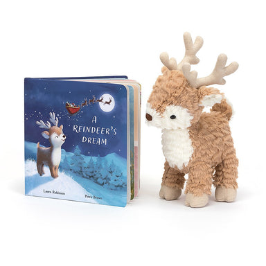 Jellycat Board Book Mitzi Reindeer's Dream    