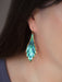 Holly Yashi Sage Earrings - Verdant Green    