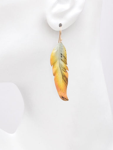 Holly Yashi Free Spirit Feather Earrings - Silver    