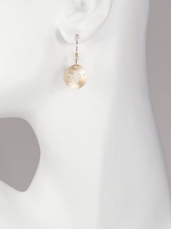 Holly Yashi Sand Dollar Earrings - Gold    