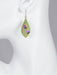 Holly Yashi Iris Flower Earrings - Purple    