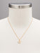 Holly Yashi Petite Plumeria Drop Necklace - Gold/Champagne    