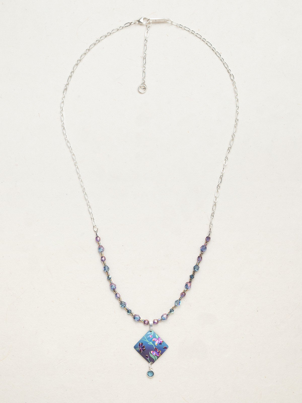 Holly Yashi Garden Sonnet Beaded Necklace - Blue    