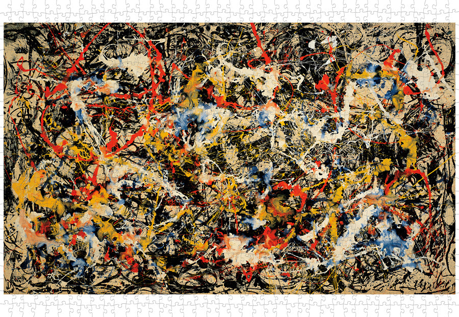 Convergence - Jackson Pollock 1000 Piece Puzzle    