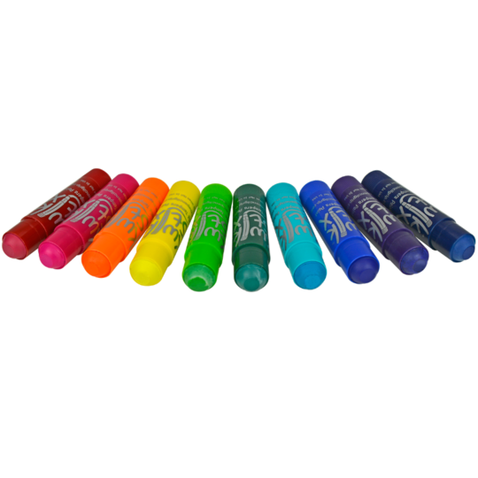 Kwik Stix Solid Tempera Paint - 10 Jewel Colors    